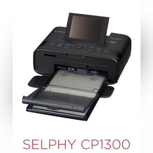 Canon SELPHY CP1300 Black Photo Printer